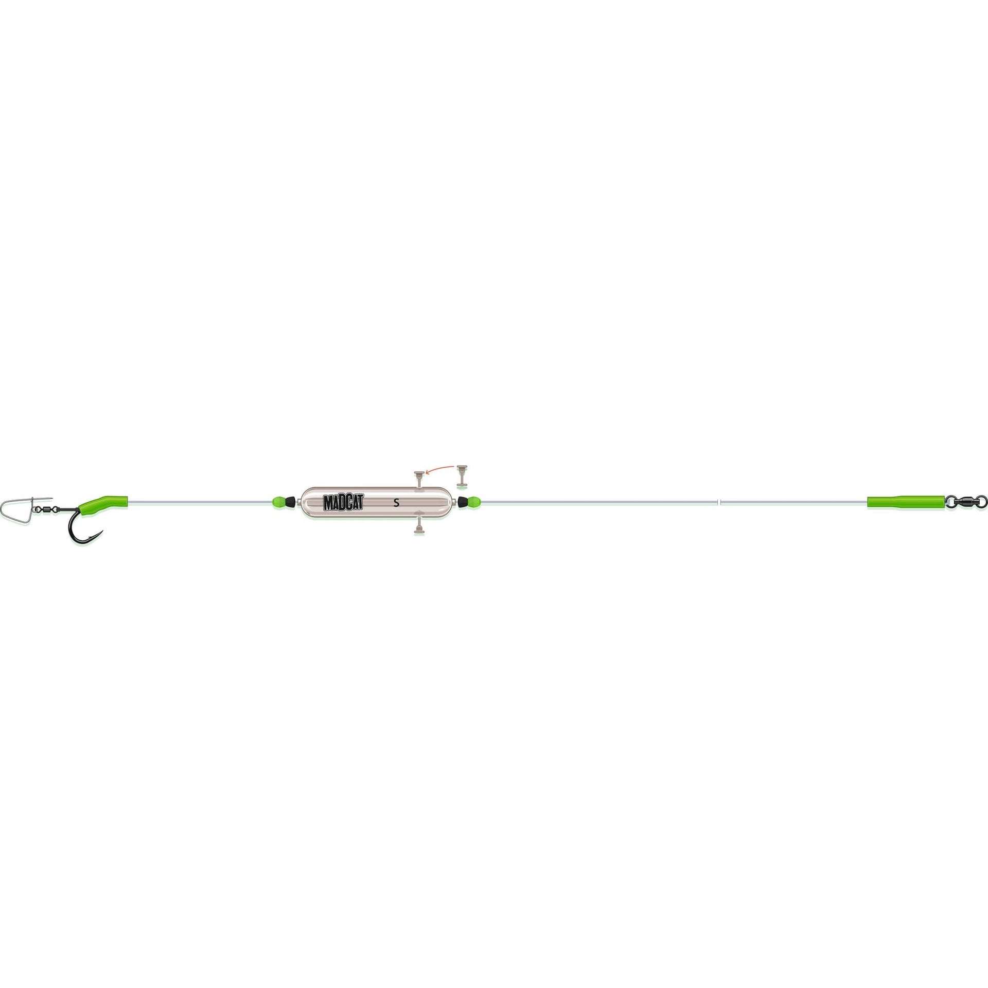 MADCAT Adjustable River Rigs Nose Clip Single