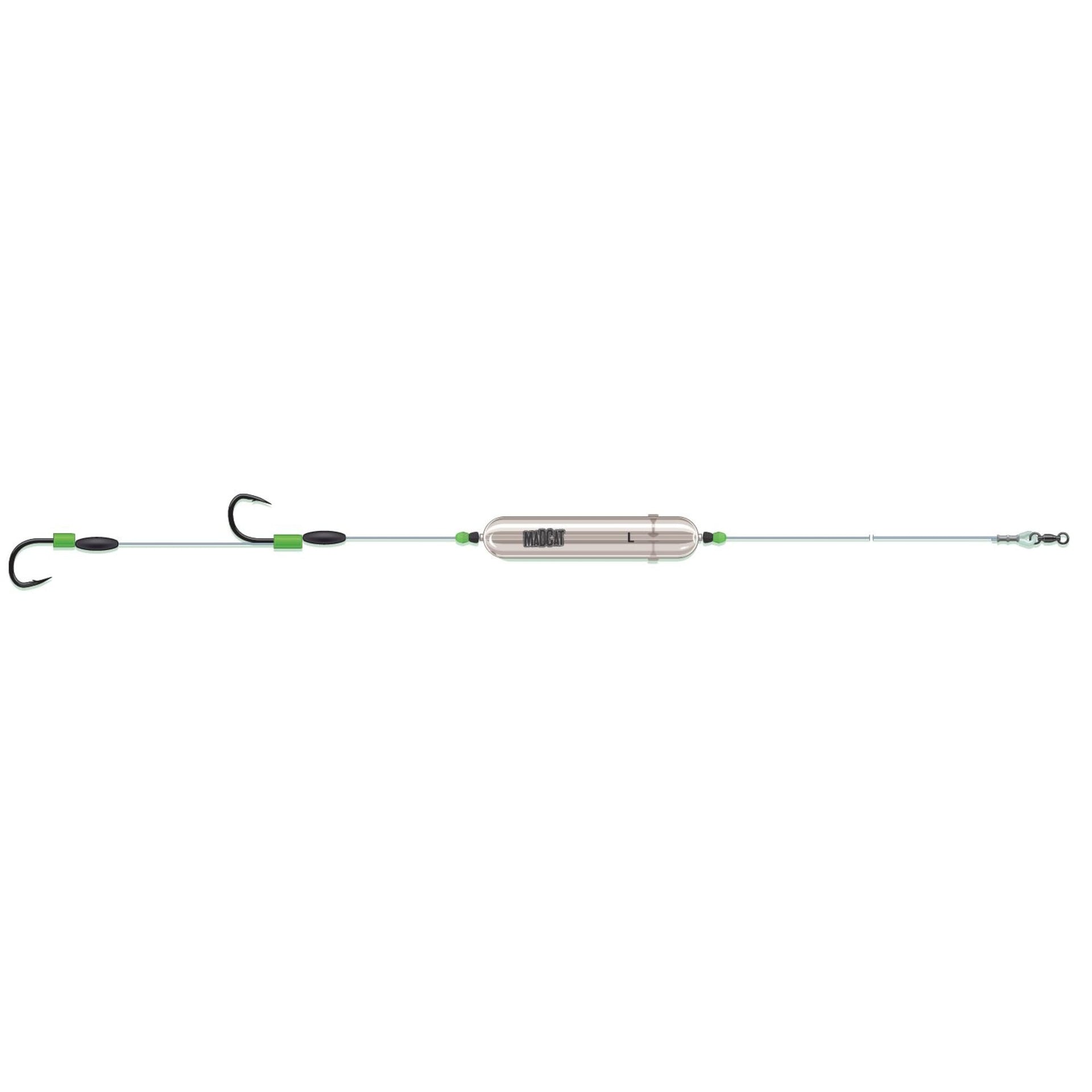MADCAT Adjusta Profi River Rig Worm & Squid